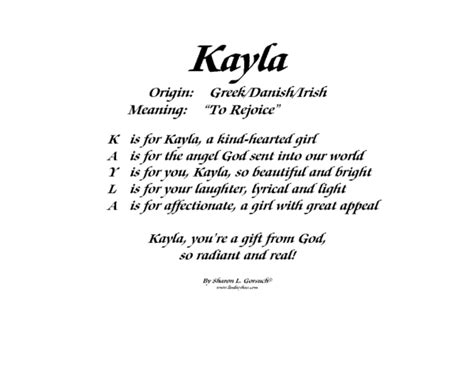 kayla|Kayla: Name Meaning, Origin, Popularity, & Inspiration ...